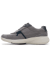 Clarks Skórzane sneakersy "Lehman Race" w kolorze szarym