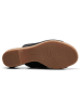Clarks Skórzane klapki "Giselle Orchid" w kolorze czarnym