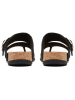 Clarks Leder-Zehentrenner "Reileigh Park" in Schwarz