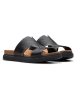 Clarks Leder-Pantoletten "Arwell Walk" in Schwarz