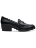 Clarks Skórzane mokasyny "Charlten Echo" w kolorze czarnym