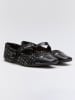 Bellucci Ballerinas in Schwarz/ Silber