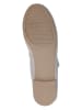 Caprice Leder-Ballerinas in Creme