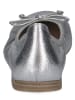 Caprice Leder-Ballerinas in Silber