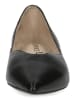 Caprice Leder-Ballerinas in Schwarz