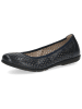 Caprice Leren ballerina's donkerblauw
