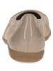 Caprice Leder-Ballerinas in Beige