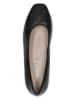 Caprice Leder-Pumps in Schwarz