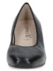 Caprice Leder-Pumps in Schwarz