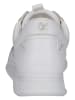 Caprice Leren sneakers wit/zilverkleurig