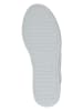 Caprice Leren sneakers wit/zilverkleurig