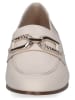 Caprice Leder-Slipper in Creme