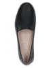 Caprice Leder-Keilslipper in Schwarz