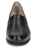 Caprice Leder-Keilslipper in Schwarz