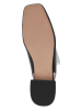 Caprice Leren slingballerina's zwart