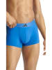 adidas 2er-Set: Boxershorts in Blau/ Schwarz