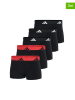 adidas 5-delige set: boxershorts zwart