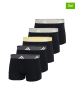adidas 5-delige set: boxershorts zwart