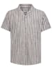 Sublevel Hemd - Regular fit - in Weiß/ Braun