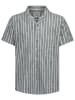 Sublevel Hemd - Regular fit - in Weiß/ Grau