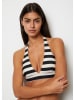 Marc O´Polo Bodywear Bikini-Oberteil in Schwarz/ Creme