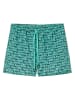 Marc O´Polo Bodywear Badeshorts in Türkis/ Schwarz