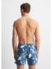 Marc O´Polo Bodywear Szorty kąpielowe w kolorze niebiesko-białym