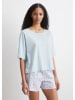 Marc O´Polo Bodywear Pyjamashirt lichtblauw
