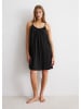 Marc O´Polo Bodywear Nachthemd in Schwarz/ Anthrazit