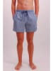 Joop! Bodywear Badeshorts in Blau/ Weiß