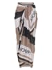 Joop! Bodywear Pareo in Beige/ Schwarz/ Weiß