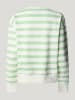 Pepe Jeans Sweatshirt "Anna" in Weiß/ Grün