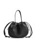 Pieces Henkeltasche "Baloon" in Schwarz - (B)23 x (H)15 x (T)7 cm