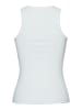 Pieces Top "May" in Weiß