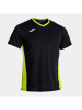 Joma Funktionsshirt in Schwarz/ Limette