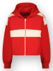 RAIZZED® Sweatjacke "Aline" in Rot/ Creme