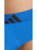 adidas 3er-Set: Slips in Dunkelblau/ Khaki/ Blau