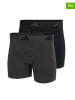 adidas 2er-Set: Boxershorts in Anthrazit/ Schwarz