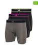 adidas 3er-Set: Boxershorts in Grau/ Schwarz