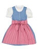 Turi Landhaus Dirndl lichtblauw/roze