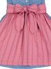 Turi Landhaus Dirndl in Hellblau/ Pink