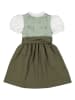 Turi Landhaus Dirndl in Dunkelgrün/ Hellblau
