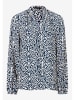 More & More Blouse donkerblauw/wit