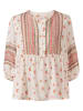 WITT WEIDEN Blouse wit/oranje/kaki