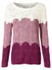WITT WEIDEN Pullover in Creme/ Rosa/ Lila