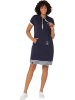 WITT WEIDEN Sweatkleid in Dunkelblau/ Weiß