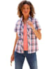 WITT WEIDEN Blouse lichtroze/donkerblauw/wit