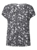 Cecil Shirt in Anthrazit/ Weiß