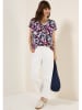 Cecil Bluse in Lila/ Mint/ Weiß