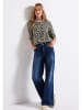 Street One Bluza w kolorze beżowo-antracytowym